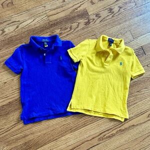 Polo by Ralph Lauren Kids Polo Pair - Blue & Yellow